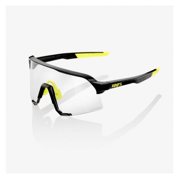  100 la suta S3 Gloss Black Photochromic Lens Sun Glasses