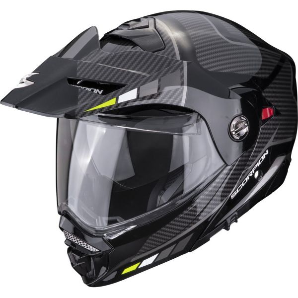  Scorpion Exo Flip-UP/Touring/Adventure Moto HelmetADX-S Camino Black Matt/Yellow 2023