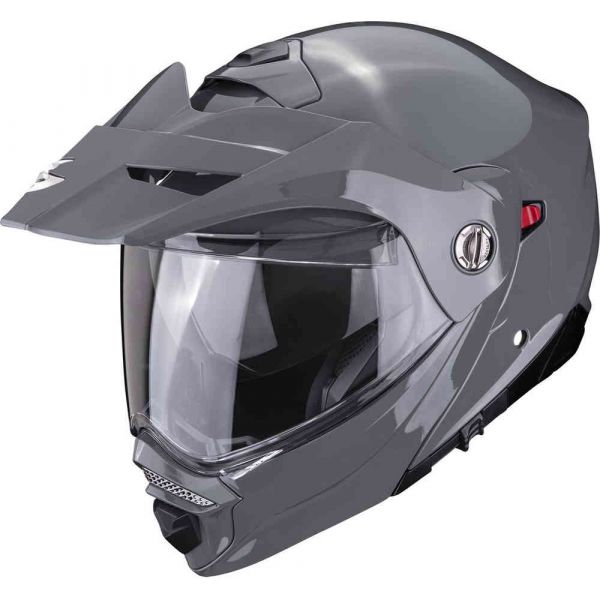  Scorpion Exo Flip-UP/Touring/Adventure Moto HelmetADX-S Solid Glossy Cement Grey 23