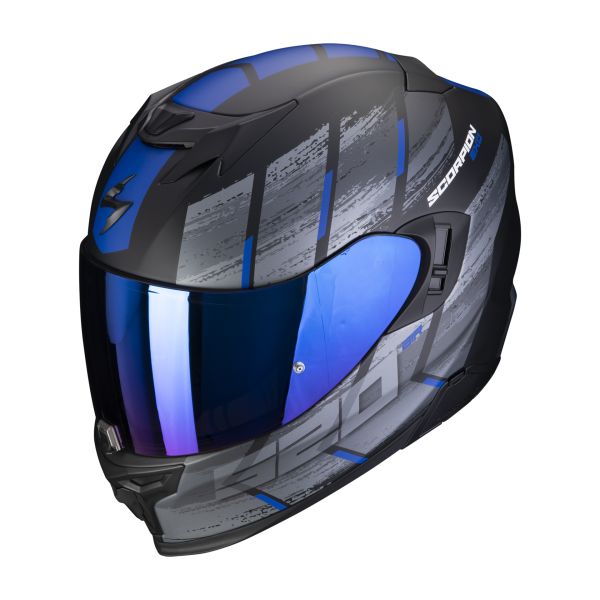 Full face helmets Scorpion Exo Full-Face Helmet 520 Evo Air Maha Negru Mat/Albastru