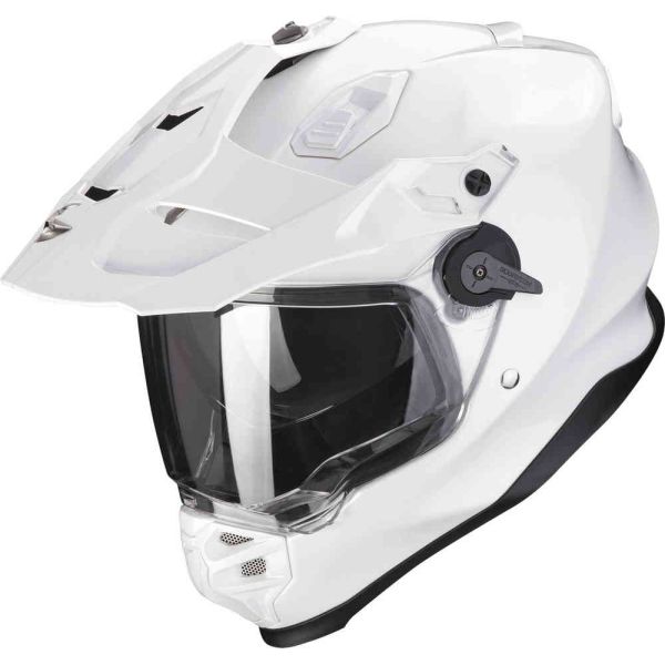 Touring helmets Scorpion Exo Moto Adventure/Touring Helmet ADF-9000 Air Solid Alb