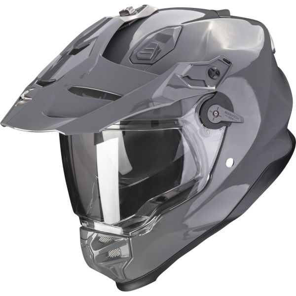 Touring helmets Scorpion Exo Moto Adventure/Touring Helmet ADF-9000 Air Solid Gri Ciment