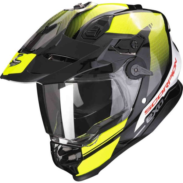  Scorpion Exo Moto Adventure/Touring Helmet ADF-9000 Air Trail Negru/Galben Fluo
