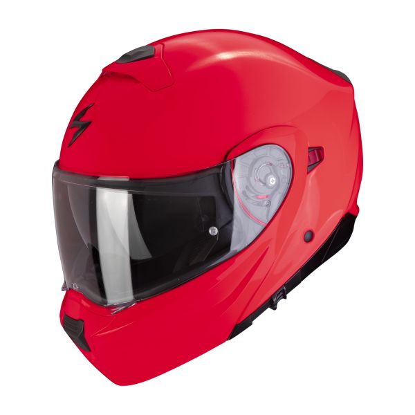 Flip up helmets Scorpion Exo Flip-Up Helmet Scorpion Exo 930 EVO HI VIZ XXL Rosu fluo