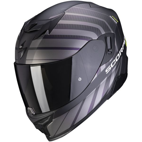 Full face helmets Scorpion Exo Moto Helmet Full-Face Exo 520 Air Shade Matt Black/Neon Yellow 2021