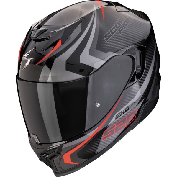 Casti Moto Integrale Scorpion Exo Casca Moto Full-Face EXO 520 Evo Air Terra Black/Silver/Red 24