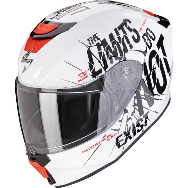 Casti Moto Integrale Scorpion Exo Casca Moto Full-Face EXO JNR Air Boum White/Black 24