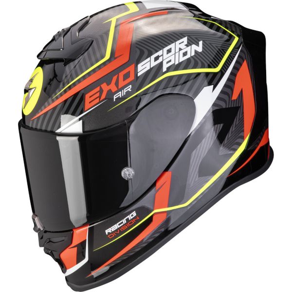  Scorpion Exo Casca Moto Full-Face EXO R1 Evo Air Coup Black/Red/Yellow 24