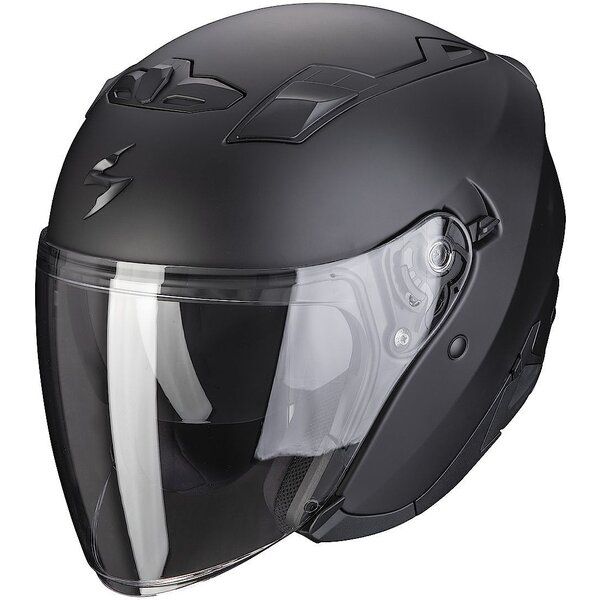Jet helmets Scorpion Exo Moto Helmet Open-Face/Jet 230 Solid Negru Mat