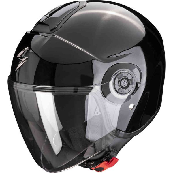 Casti Moto Jet (Open Face) Scorpion Exo Casca Moto Open-Face/Jet Exo City II Solid Negru Lucios