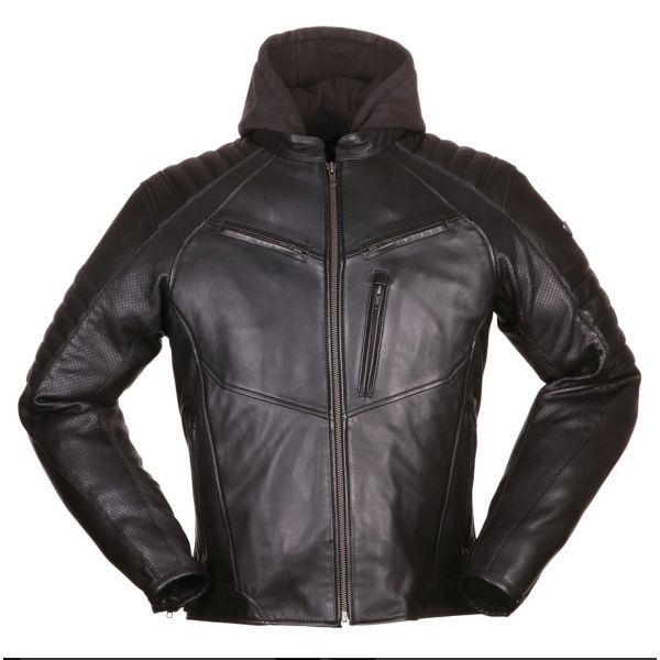 Leather Jackets Modeka Leather Moto Jacket Bad Eddie Black