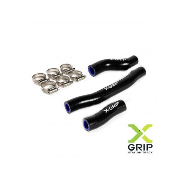 Hoses and Caps X-Grip Silicone Radiator KTM/Husqvarna 250/300 2019-2023 Black
