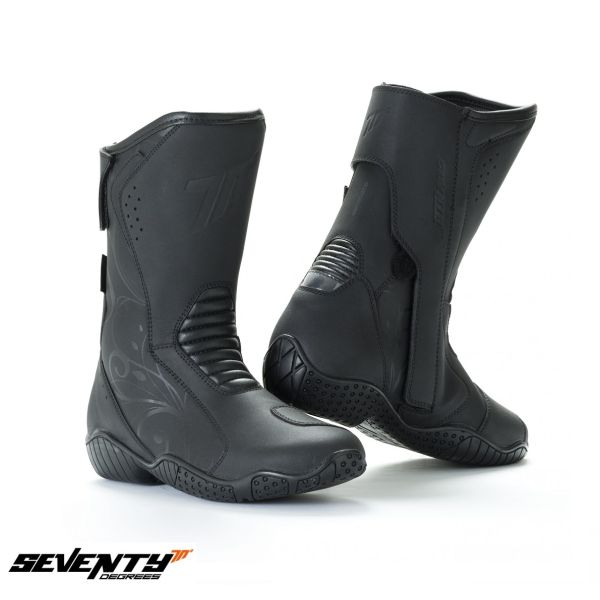 Women's boots Seventy Lady Touring Moto Boots SD-BT9 Black 24