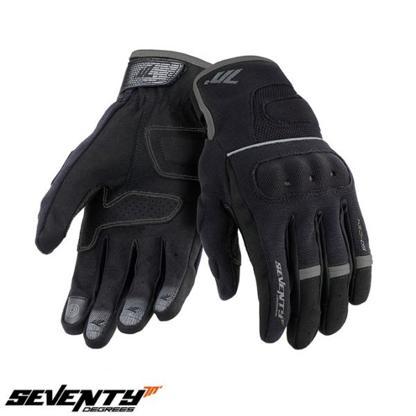 Gloves Racing Seventy Textile Moto Gloves SD-C54 Black/Gray