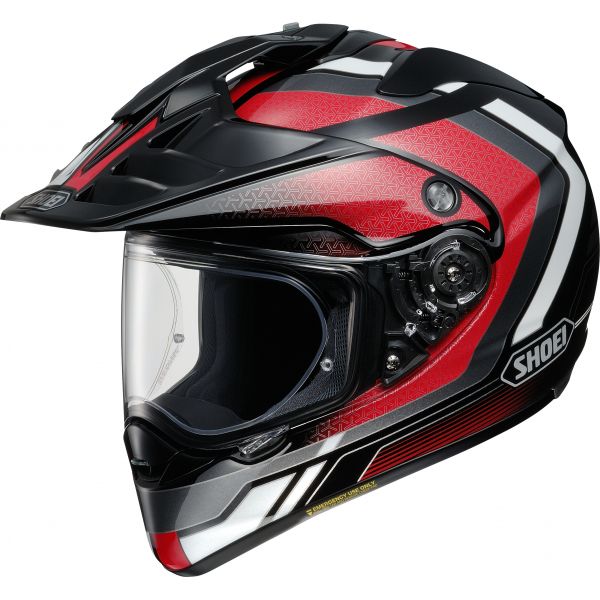 Touring helmets SHOEI Hornet-ADV Sovereign TC-1 Black/Red Helmet