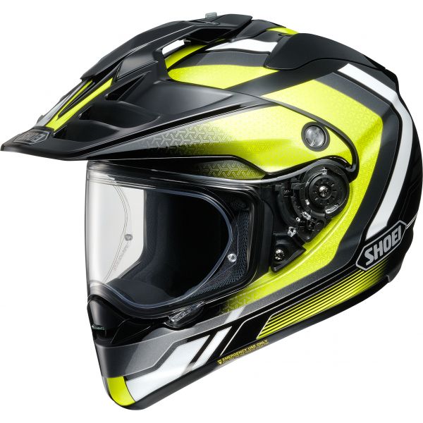 Touring helmets SHOEI Hornet-ADV Sovereign TC-3 Black/Yellow Helmet