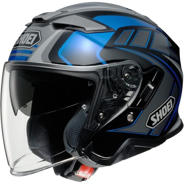 Jet helmets SHOEI J-CRUISE 2 Aglero TC-2 - Multicolor Blue Helmet