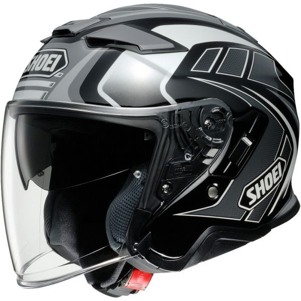 Jet helmets SHOEI J-CRUISE 2 Aglero TC-5 - Black/Grey Helmet