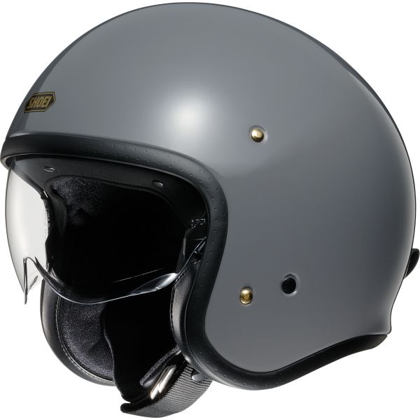 Jet helmets SHOEI Jet/Open Face Moto Helmet J.O Basalt Grey Glossy 2022