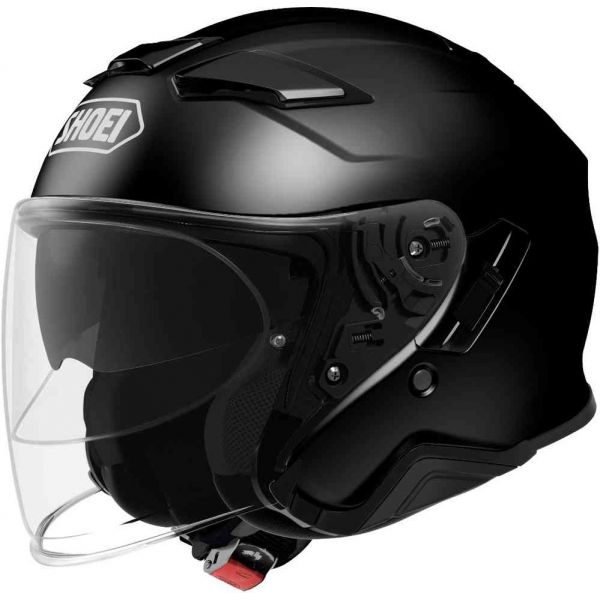 Jet helmets SHOEI Moto Open-Face/Jet J-Cruise 2 Black Helmet