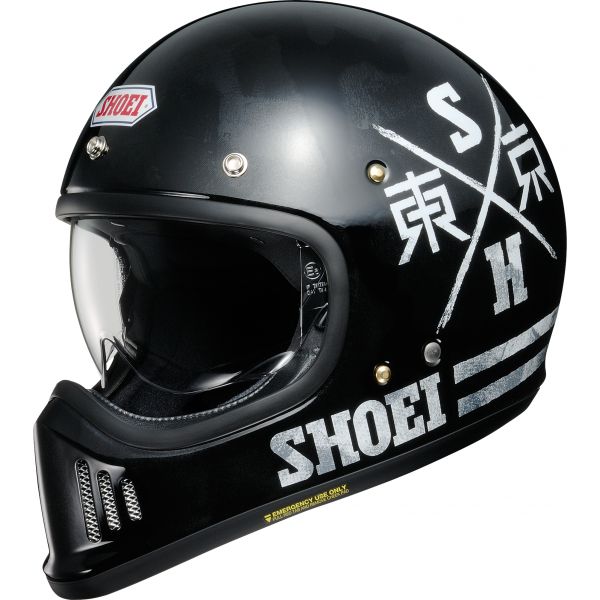 Jet helmets SHOEI Moto Retro Helmet EX-Zero Xanadu TC-5 Black Glossy 2022