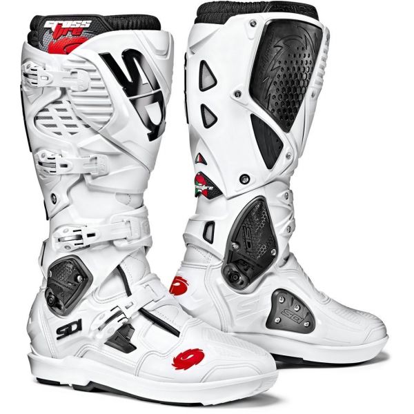 Boots MX-Enduro Sidi Boots Crossfire 3 SRS White-White