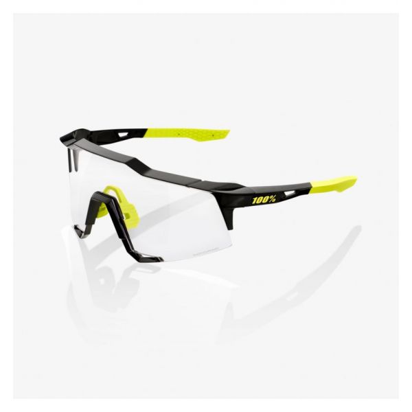  100 la suta Speedcraft Gloss Black Photochromic Lens Sun Glasses