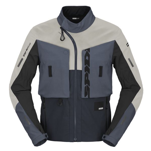 Textile jackets Spidi Frontier Thermorain Textile Moto Jacket Ice/Blue