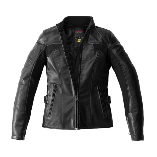  Spidi Leather Jacket Mystic Black