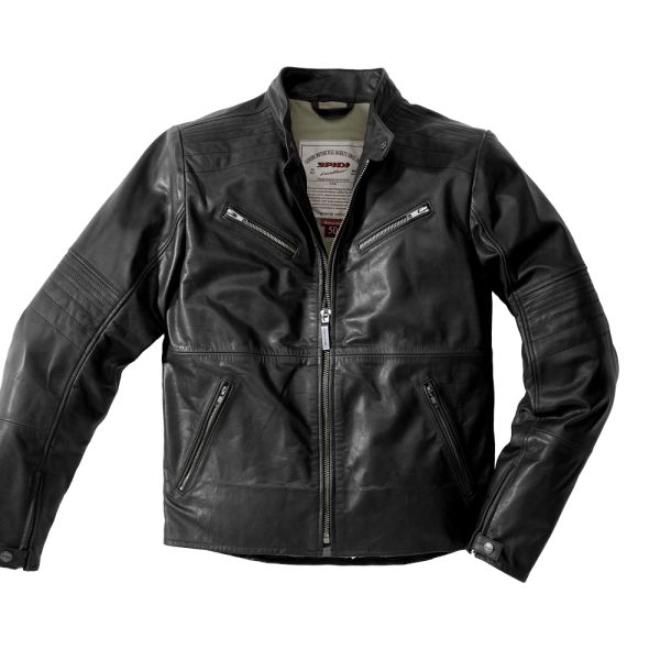 Leather Jackets Spidi Moto Leather Jacket Garage Black