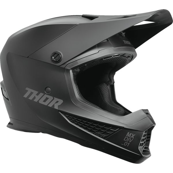 Helmets MX-Enduro Thor Moto MX/Enduro Helmet Blackout 24