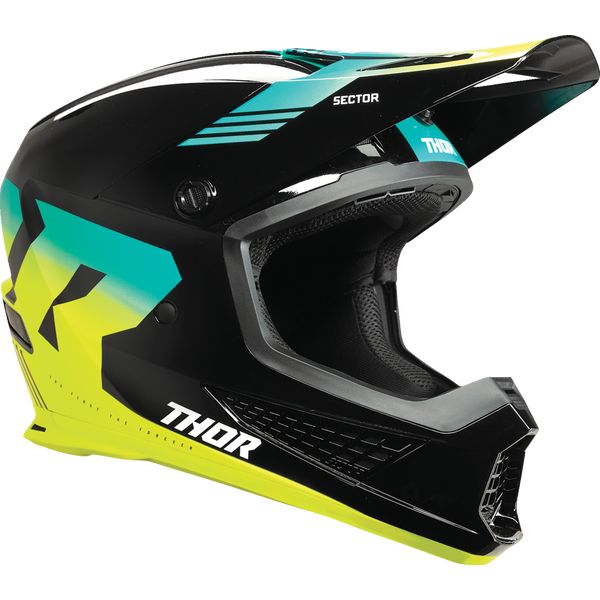 Helmets MX-Enduro Thor Moto MX/Enduro Helmet Carve Black/Acid 24