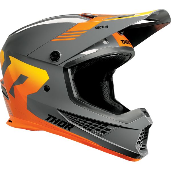 Helmets MX-Enduro Thor Moto MX/Enduro Helmet Carve Charcoal/Orange 24