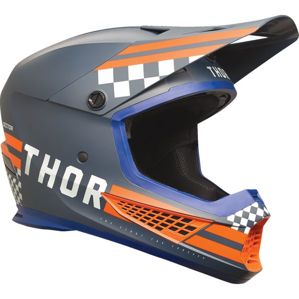Helmets MX-Enduro Thor Moto MX/Enduro Helmet Combat Midnight/Orange 24