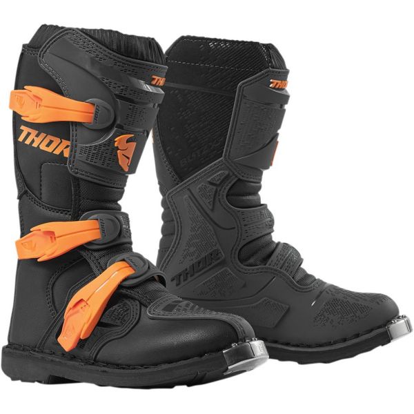 Kids Boots MX-Enduro Thor YOUTH BLITZ XP S9Y OFFROAD BOOTS CHARCOAL/ORANGE