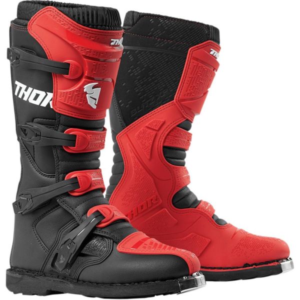  Thor BLITZ XP S9 OFFROAD BOOTS RED/BLACK