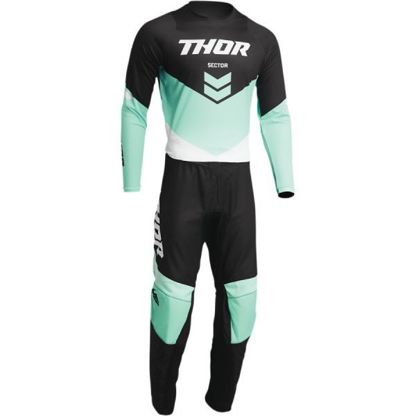  Thor-oferta Combo Tricou+Pantaloni Sector Chev Black/Mint