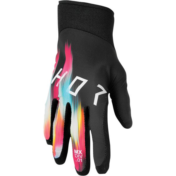 Gloves MX-Enduro Thor Manusi Moto MX Agile Theory Black/Multi