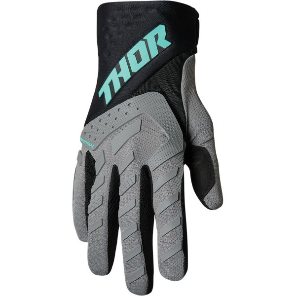 Kids Gloves MX-Enduro Thor Manusi Moto MX Copii Spectrum Gray/Black/Mint