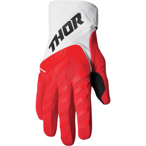 Kids Gloves MX-Enduro Thor Manusi Moto MX Copii Spectrum Red/White