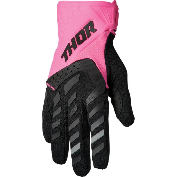 Gloves MX-Enduro Thor Manusi Moto MX Dama Spectrum Flo Pink/Black
