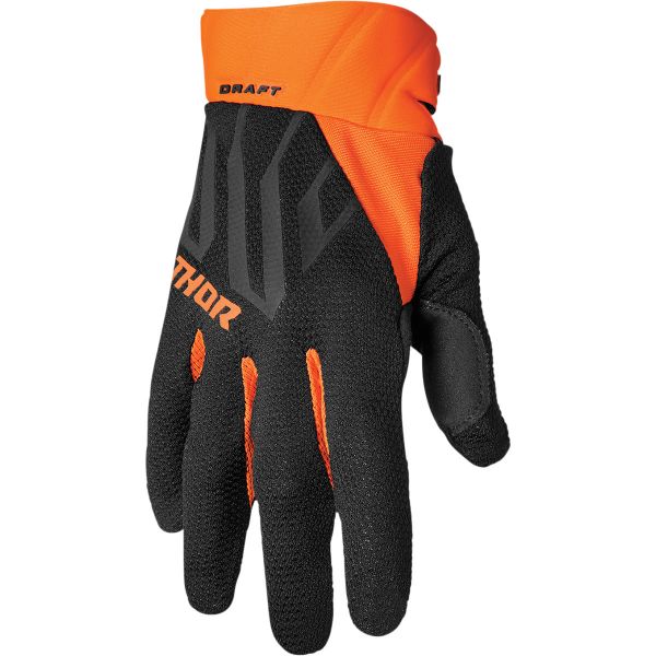 Gloves MX-Enduro Thor Manusi Moto MX Draft Black/Orange