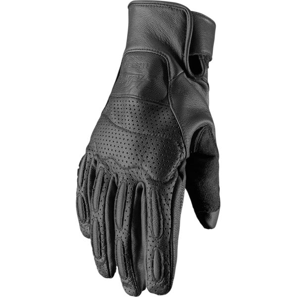 Gloves Racing Thor Moto Leather Gloves Hallman Gp Black 24