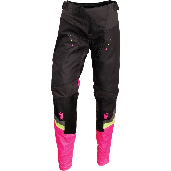  Thor Pantaloni Enduro Dama Pulse Rev Charcoal/Fluo Pink