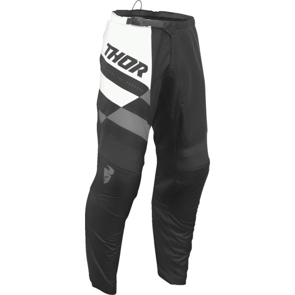 Pantaloni MX-Enduro Thor Pantaloni Moto Mx/Enduro Sector Checker Charcoal Black/Gray 24