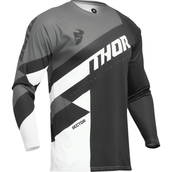 Jerseys MX-Enduro Thor Moto MX/Enduro Sector Charcoal Black/Gray 2024
