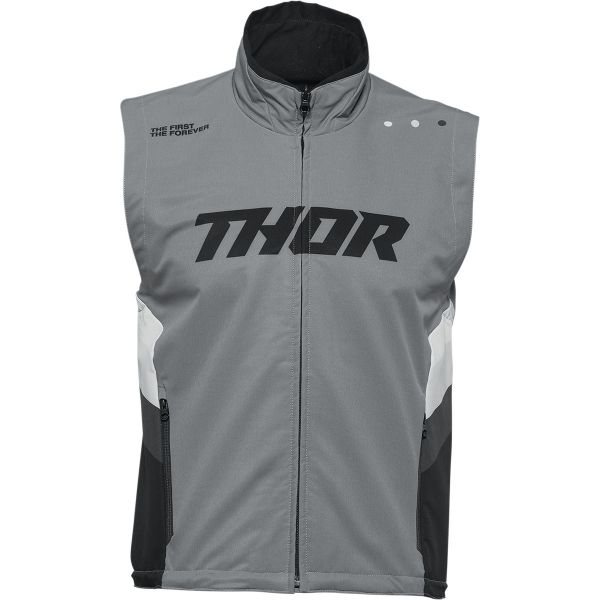 Jackets Enduro Thor Moto MX Vest Warm Up Gray/Black