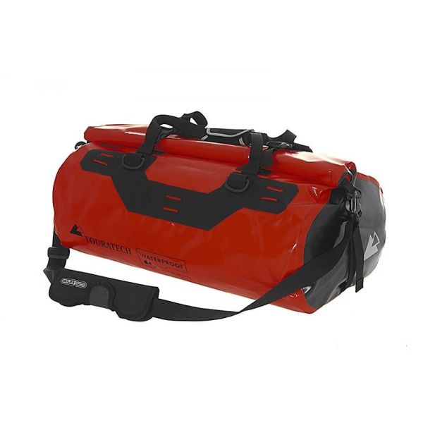 Road Bike Cases Touratech Waterproof Bag Adventure Rack-Pack 89 Litres Red/Black