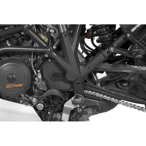 Shields and Guards Touratech Frame guard, left and right, for KTM 1050 ADV/ 1090 ADV + R / 1190 ADV + R/ 1290 Super ADV + R