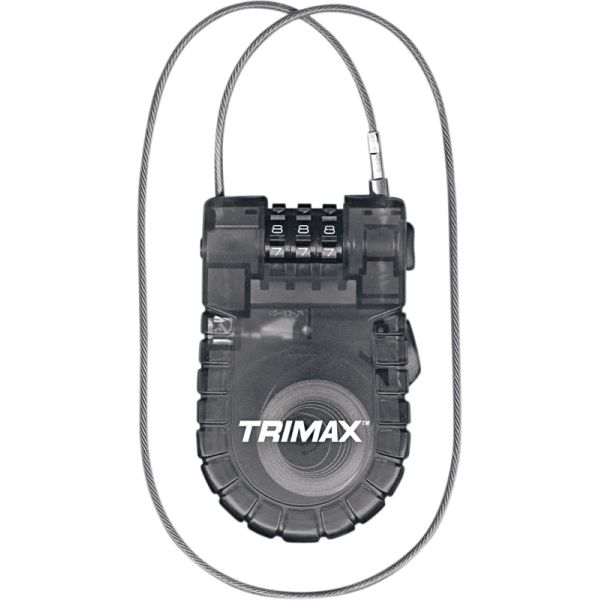Antifurt Moto Trimax Antifurt Moto Cablu Retractabil Black T33RC